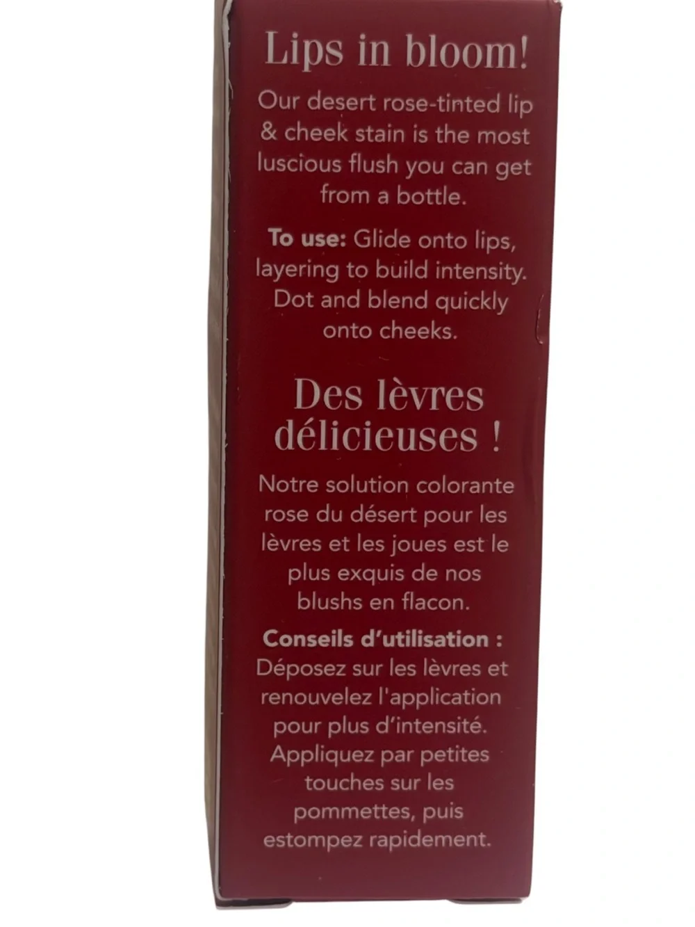 Benefit flora tint lip & cheek stain desert rose tinted